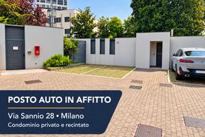 Posti auto privati e recintati via sannio milano