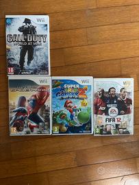 pacchetto 4 giochi wii