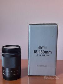 Canon lens EF-M 18-150mm 1:3,5-6,3  IS STM + SCAT.