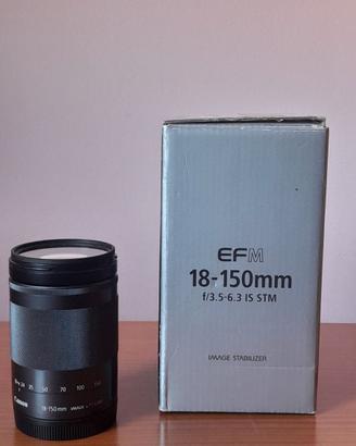 Canon lens EF-M 18-150mm 1:3,5-6,3  IS STM + SCAT.