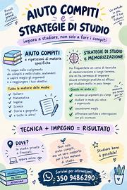 tutor compiti e metodo di studio