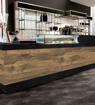 Bancone Bar e Retro Banco Acciaio 3,6 Metri