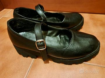 Scarpe artigianali con suola chunky Taglia 40