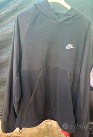 Felpa con cappuccio Nike polar fleece ibrida nera