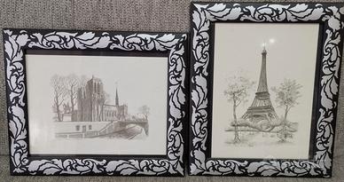 2 stampe originali di Parigi anni 2000