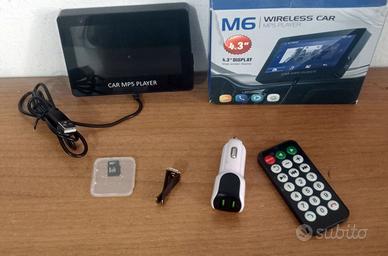 CAR player, lettore MP3/MP4/RADIO per auto, wifi,