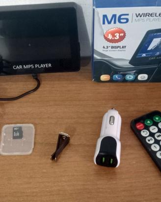 CAR player, lettore MP3/MP4/RADIO per auto, wifi,