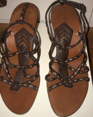 Sandali La Selleria Fendi originali taglia 40,5