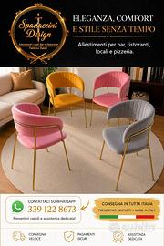SEDIE PER RISTORANTE LUSSO VELLUTO