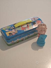 scatola di latta anni 80 Snoopy kinder