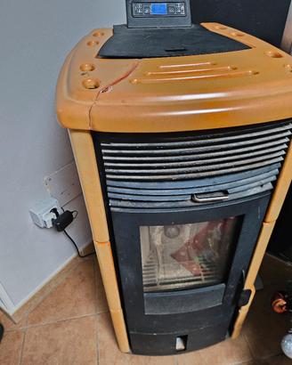 stufa a pellet aria 11 kw ecoteck Elena plus