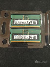 nuovissime RAM Samsung per PC portatile 