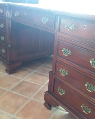 Studio completo legno massello stile ingl. vittor.
