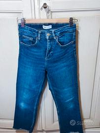Zara jeans a vita alta donna tg S/40