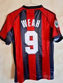 Maglia Milan Weah 98/99 Home Adidas Serie A