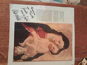 quadro riproduzione madonna con bambino