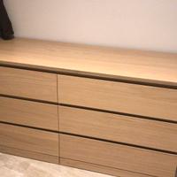 Cassettiera IKEA 6 scomparti rovere