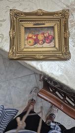 Dipinto con frutta piu cornice