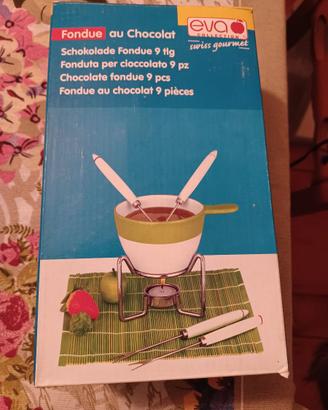 Set fonduta per cioccolato 9 pz.