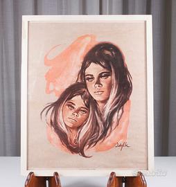 Rara stampa Jolylle 55x45 MCM Italia anni '70