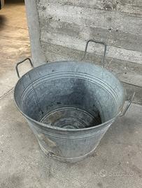 Mastello Zincato con rubinetto