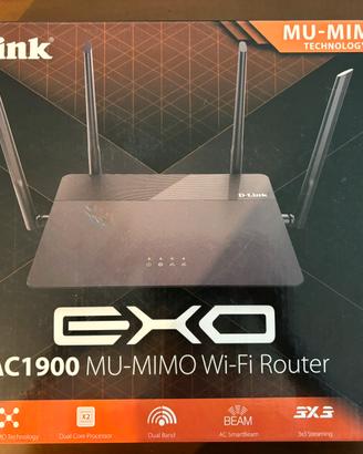 Router D-Link EXO AC1900 MU-MIMO, Wi-Fi Dual-band