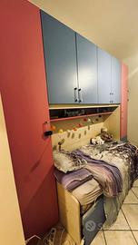 Cameretta ponte + 2 letti (senza materassi)