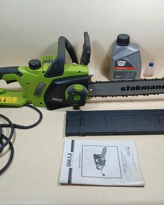 motosega elettrica 2400w Bakaji C02102 poco usata.