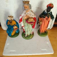 pastori presepe cartapesta cm 30