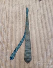 cravatta vintage in seta Made in Italy 