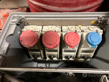 Quadro elettrico da cantiere prese industriale