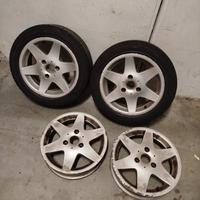 4 Cerchi in lega da 15 per Smart Fortwo 450 451