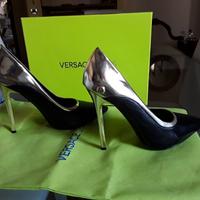 Decolletè Versace Jeans Nero/Oro Brand Originale