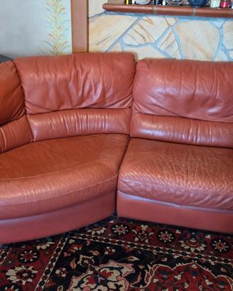 divano in pelle Natuzzi 
