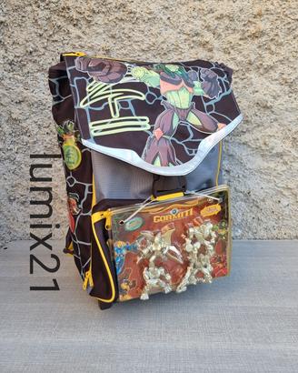Zaino Gormiti Serie Platinum trolley cartella