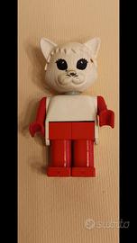 Lego fabuland 1980 figura Catherine cat vintage