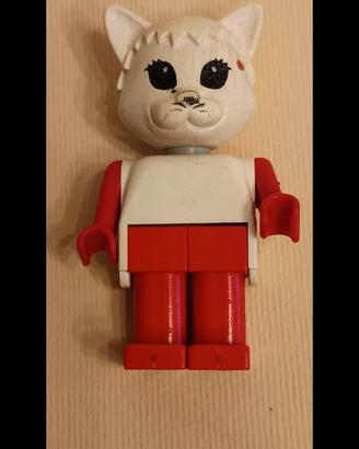 Lego fabuland 1980 figura Catherine cat vintage