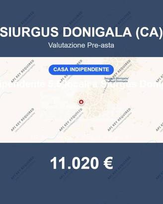 Immobile in asta di 157 m² a Siurgus Donigala
