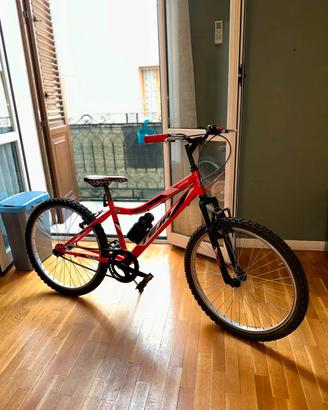 Mountain bike TEJA Vertex 24” rossa – come nuova