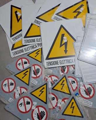 stock cartelli sicurezza 