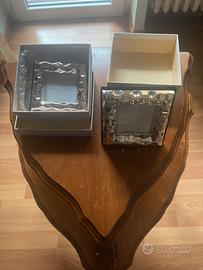 2 cornici argento Pierre Cardin nuove