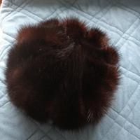 Cappello donna in visone naturale