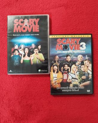 DVD " Scary Movie " e " Scary Movie 3 "