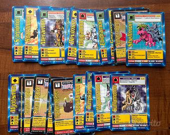 Lotto carte Bandai Digimon 1999