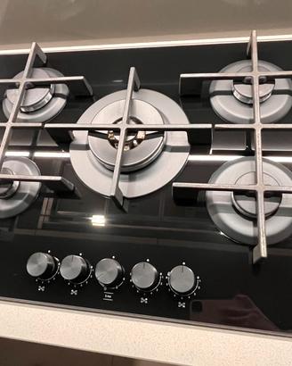 Piano a gas 5 fuochi whirlpool