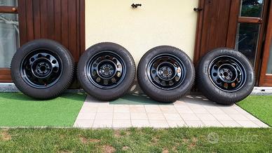 Cerchi+gomme termiche 15" mozzo 5x98 Alfa/Fiat