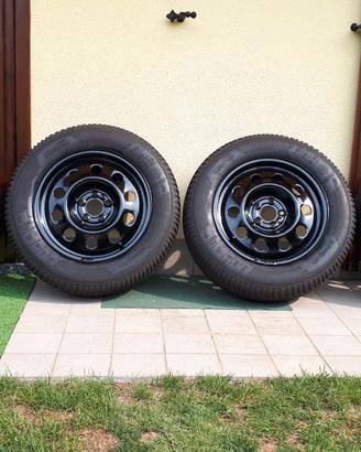 Cerchi+gomme termiche 15" mozzo 5x98 Alfa/Fiat