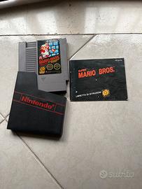 Super Mario Bros NES original ITA completo manuale