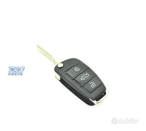 CALOTTA CHIAVE AUDI QUADRATA 3 PULSANTI SPADA LATE