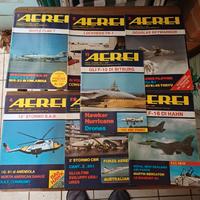 Rivista aeronautica AEREI anno 1983 sette numeri
